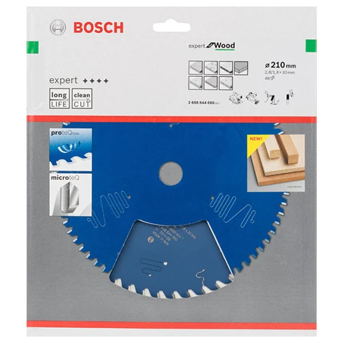 Диск пиляльний по дереву Bosch 210x30x48Т Expert for Wood (2608644060)