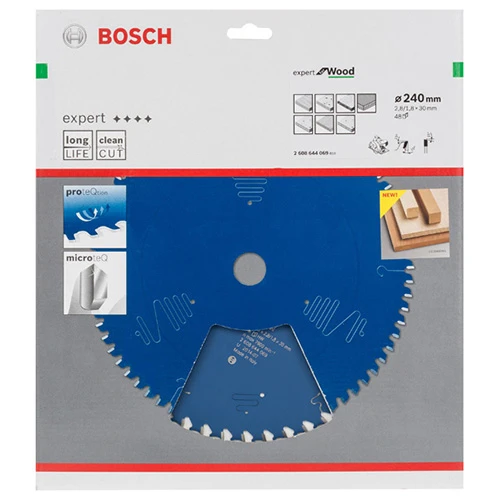 Диск пиляльний по дереву Bosch 240x30x48Т Expert for Wood (2608644069)