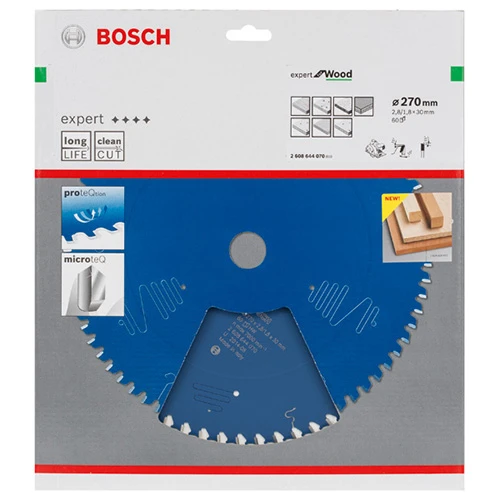 Диск пильный по дереву Bosch 270x30x60Т Expert for Wood (2608644070)