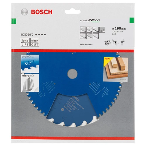 Диск пиляльний по дереву Bosch 190x24Тx1.6 Expert for Wood (2608644086)