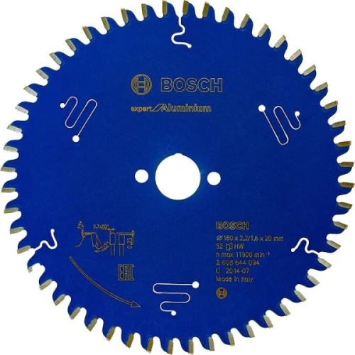 Диск пиляльний по алюмінію Bosch 160x20x52T Expert for Aluminium (2608644094)