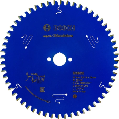Диск пильный по алюминию Bosch 184x20x56T Expert for Aluminium (2608644099)