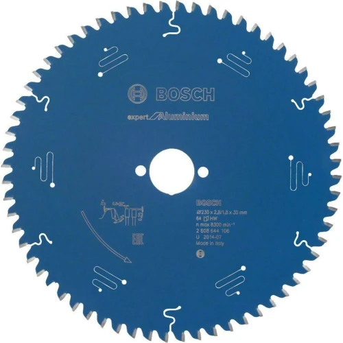Диск пиляльний по алюмінію Bosch 230x30x64T Expert for Aluminium (2608644106)