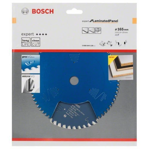 Диск пильный по ламинату Bosch 165x20x48Т Expert for Laminated Panel (2608644128)