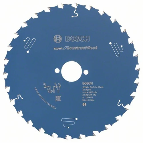 Диск пиляльний по дереву Bosch 200x30x30Т Expert for Construct Wood (2608644140)