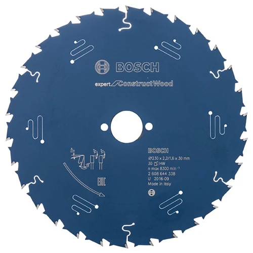 Диск пильный по дереву Bosch 230x30x30Т Expert for Construct Wood (2608644338)
