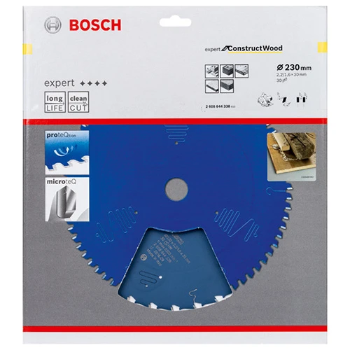 Диск пильный по дереву Bosch 230x30x30Т Expert for Construct Wood (2608644338)