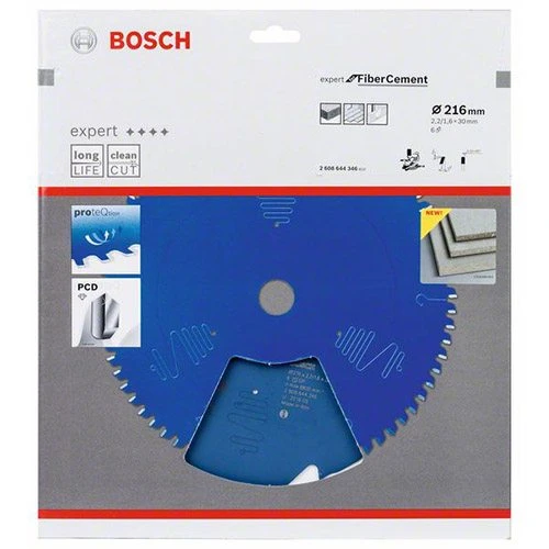 Диск пиляльний по фіброцементу Bosch 216x30x6Т Expert for Fibre Cement (2608644346)