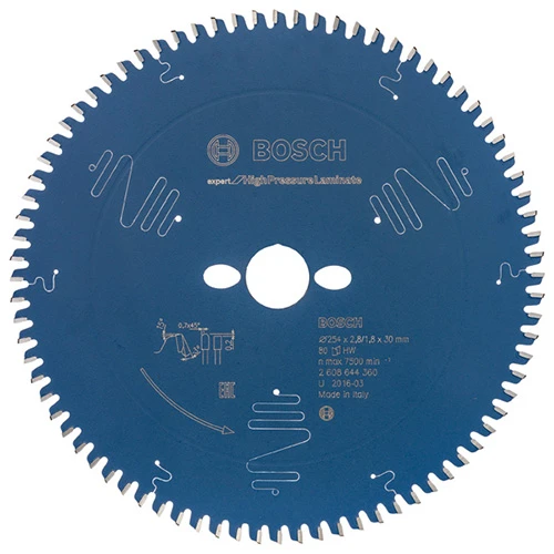 Диск пиляльний по ламінату Bosch 254x30x80Т Expert for High Pressure Laminate (2608644360)
