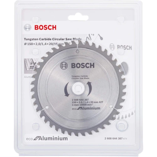 Диск пильный Bosch Eco for Aluminium150x20/16-42T (2608644387)
