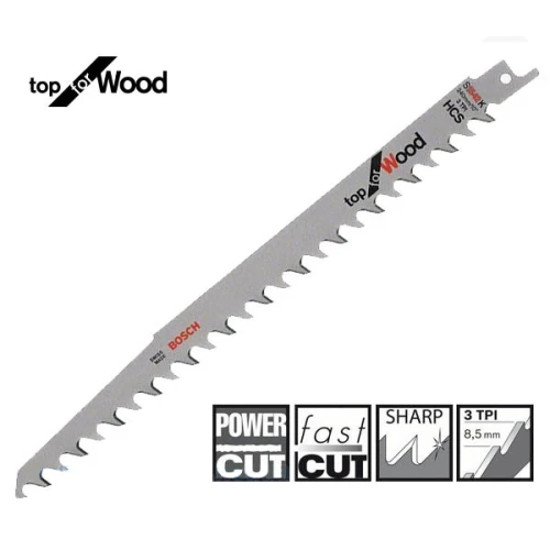 Пиляльне полотно по дереву Bosch S 1542 K Top for Wood (1 шт.) (2608650681)