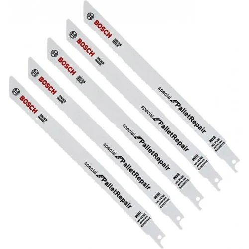 Пильное полотно по дереву с металлом Bosch S 1122 VFR Special for Pallet Repair 19x225 мм (5 шт.) (2608658030)