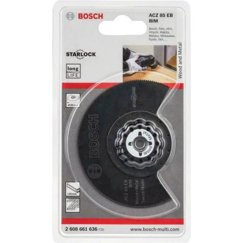 Диск пиляльний сегментований Bosch BIM ACZ 85 EB Wood and Metal 85 мм (2608661636)