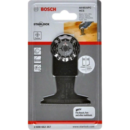 Пильное погружное полотно Bosch Starlock HCS AII 65 APC Wood 40x65 мм (2608662357)