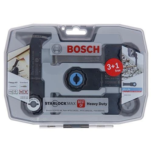 Набор принадлежностей для мультиинструмента Bosch Heavy Duty (4 шт.) (2608664132)