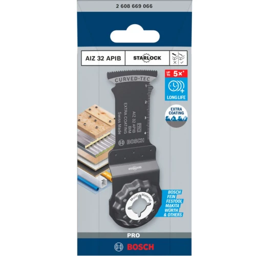 Пильное погружное полотно Bosch PRO AIZ 32 APIB BIM Wood and Metal 32 x 50 мм (1 шт.) (2608669066)