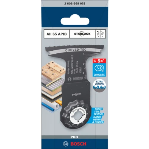 Пильное погружное полотно Bosch PRO AII 65 APIB 65x40 мм (1 шт.) (2608669078)