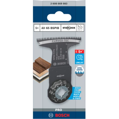 Пильное погружное полотно Bosch PRO AII 65 BSPIB 65x40 мм (5 шт.) (2608669083)
