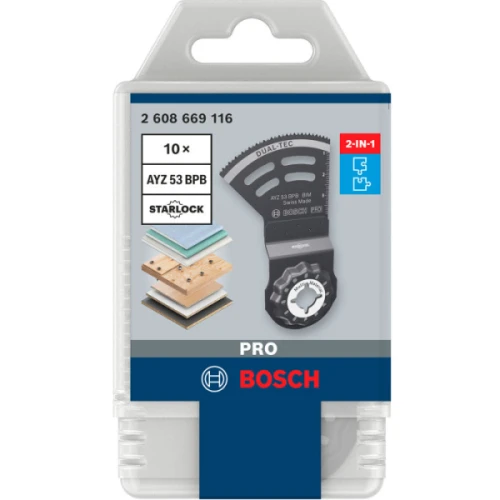 Пильное погружное полотно Bosch PRO AYZ 53 BPB 53x40 мм (10 шт.) (2608669116)