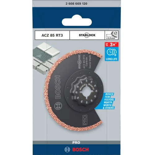 Пильное погружное полотно Bosch PRO ACZ 85 RT3 85x2.5 мм (1 шт.) (2608669120)