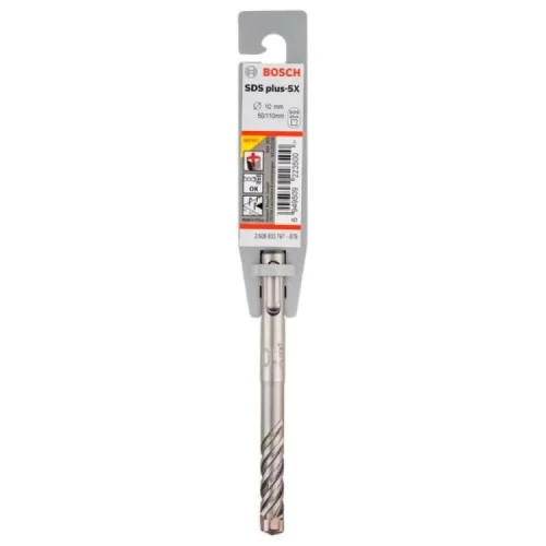 Бур по бетону Bosch SDS-Plus-5X 10x50x110 мм (2608833797)