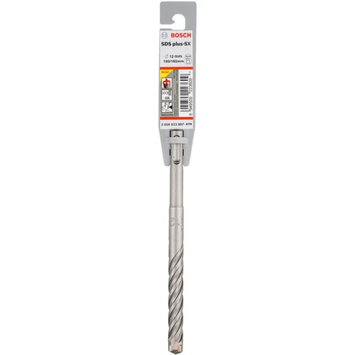 Бур по бетону Bosch SDS-Plus-5X 12x100x160 мм (2608833807)