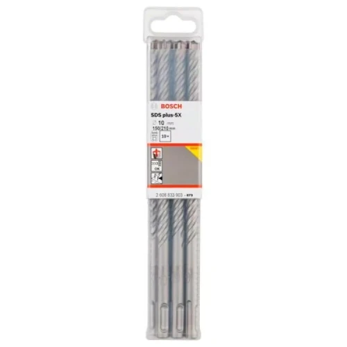Бур по бетону Bosch SDS-Plus-5X 10x150x210 мм (10 шт.) (2608833903)