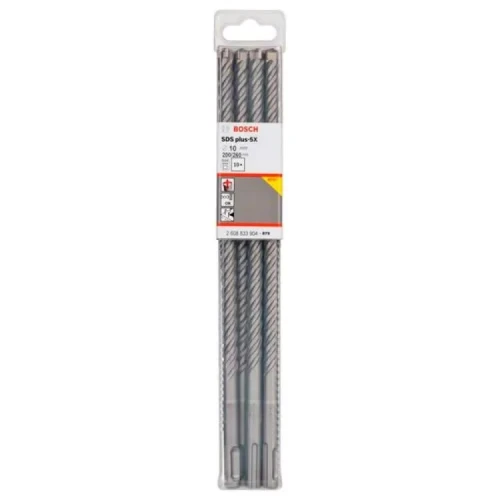 Бур по бетону Bosch SDS-Plus-5X 10x200x260 мм (10 шт.) (2608833904)