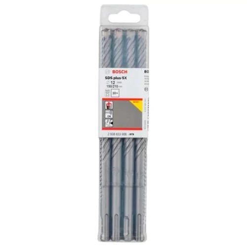 Бур по бетону Bosch SDS-Plus-5X 12x150x210 мм (10 шт.) (2608833906)