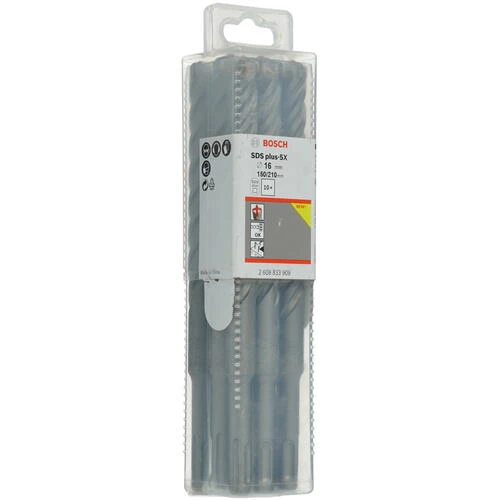 Бур по бетону Bosch SDS-Plus-5X 16x150x210 мм (10 шт.) (2608833909)