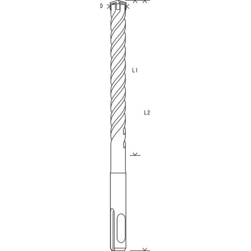 Набір бурів по бетону Bosch SDS-Plus-5X 6/8/10 x 160 мм (3 шт.) (2608833912)