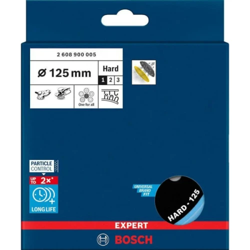 Універсальна шліфувальна платформа з отворами Bosch EXPERT Multihole 125 мм (жорстка) (2608900005)