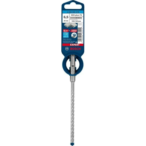 Ударний бур по бетону Bosch EXPERT SDS-Plus-7X 6.5x100x165 мм (2608900078)