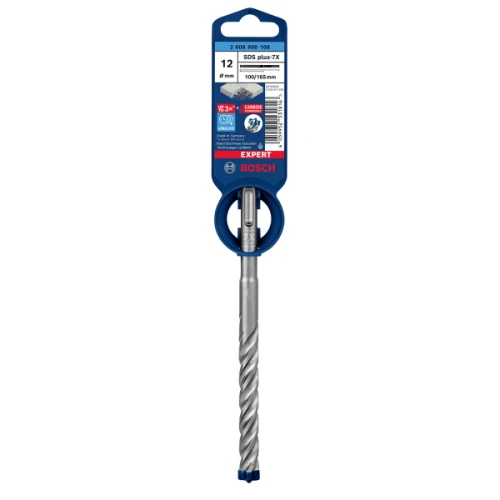Ударний бур по бетону Bosch EXPERT SDS-Plus-7X 12x100x165 мм (2608900108)