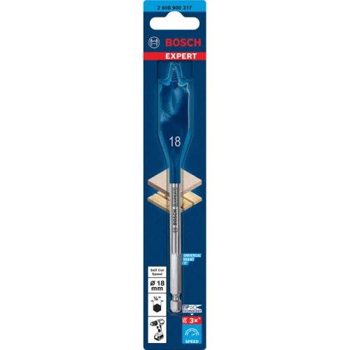 Перове свердло Bosch Expert Self Cut Speed Spade 18x152 мм (2608900317)