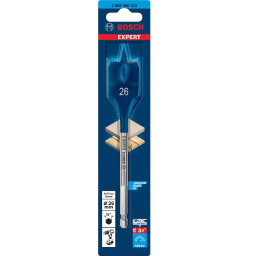Перове свердло Bosch Expert Self Cut Speed Spade 26x152 мм (2608900323)