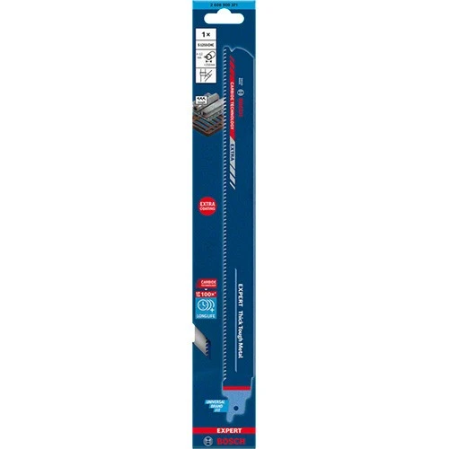 Пильное полотно по металлу Bosch CARBIDE Technology Thick Tough Metal S 1255 CHC 1.25x250x300 мм (2608900371)