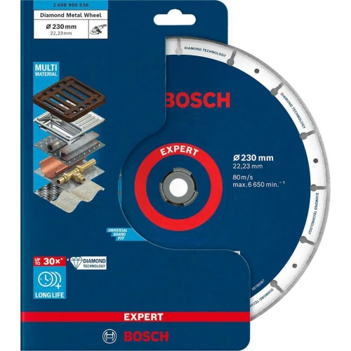 Диск алмазний сегментований по металу Bosch EXPERT Diamond Metal Wheel 230x22.23 мм (2608900536)