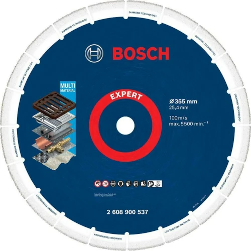 Диск алмазний сегментований по металу Bosch EXPERT Diamond Metal Wheel 355x25.4 мм (2608900537)