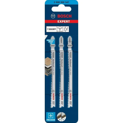 Полотно пильное по дереву Bosch EXPERT Hardwood 2-side clean T 308 BFP 2x117 мм (1 шт.) (2608900547)