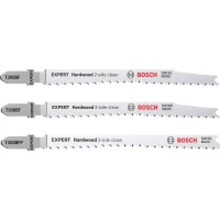 Набор пильных полотен по дереву Bosch EXPERT Hardwood 2-side clean T 308 BF / T 308 BFP 2x117 мм (3 шт.) (2608900549)