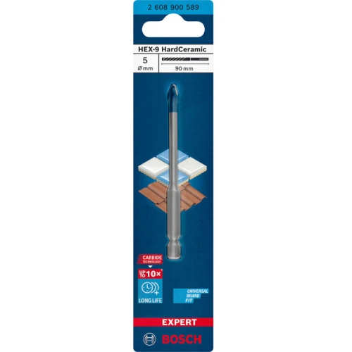 Сверло Bosch Expert HEX-9 Hard Ceramic 5x90 мм (2608900589)