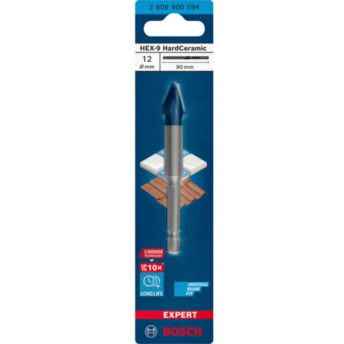 Сверло Bosch Expert HEX-9 Hard Ceramic 12x90 мм (2608900594)