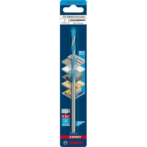 Свердло універсальне Bosch Expert CYL-9 Multi Construction 7x90x150 мм (2608900619)