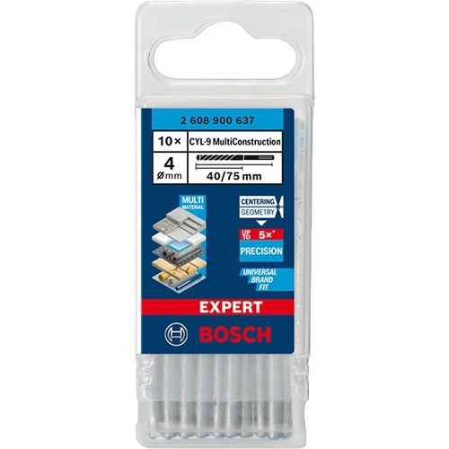 Свердло універсальне Bosch Expert CYL-9 Multi Construction 4x40x75 мм (10 шт.) (2608900637)