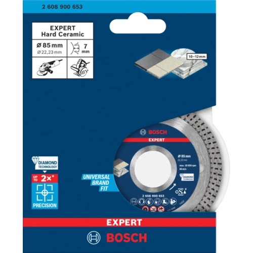 Алмазный диск Bosch Expert Hard Ceramic 85x1.6x22.23 мм (2608900653)