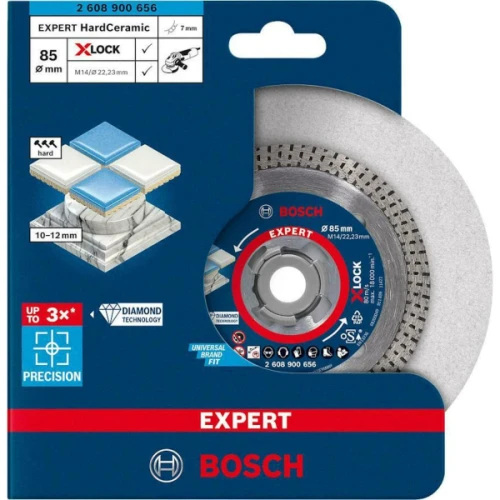 Алмазний диск Bosch Expert Hard Ceramic X-Lock 85x1.6x22.23 мм (2608900656)