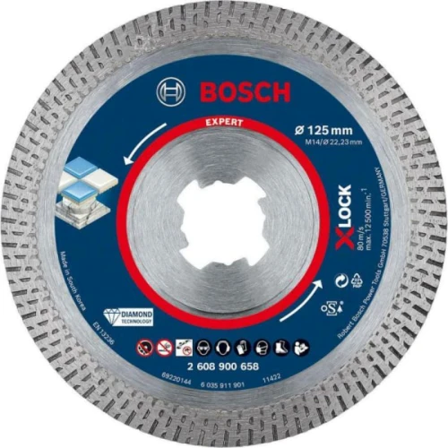 Алмазный диск Bosch Expert Hard Ceramic X-Lock 125x1.4x22.23 мм (2608900658)