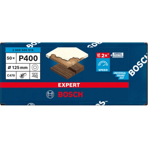 Шлифовальный круг Bosch Expert C470xG400x125 мм (50 шт.) (2608900916)
