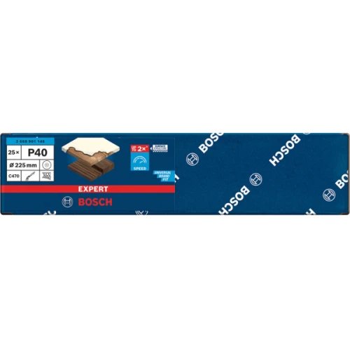 Шлифовальный круг Bosch Expert C470xG40x225 мм (25 шт.) (2608901146)